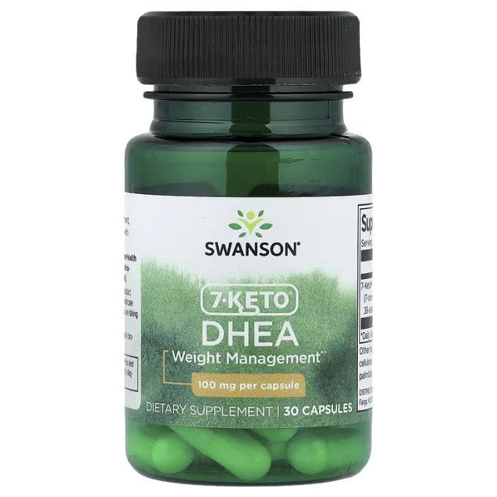 DHEA 7-Keto, 100 mg, 30 cápsulas 0