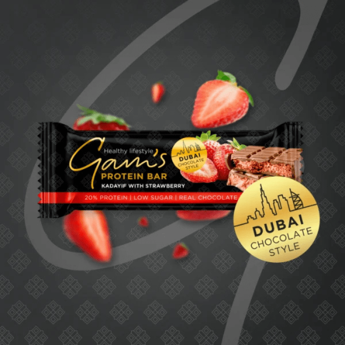 Barra de Proteína Dubai Gams5