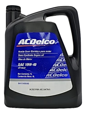 ACEITE DE MOTOR ACDELCO 10W 40  SN 4 X 4 LITROS1
