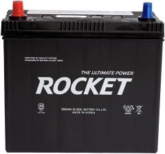 BATERIA ROCKET SMF 55B24R 45 AH 430 CCA POSITIVO IZQUIERDO TERMINAL DELGADO