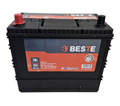 BATERIA BESTE MF 80D26R 70 AH 610 CCA POSITIVO IZQUIERDO TERMINAL ESTANDAR