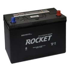BATERIA ROCKET SMF NX120-7L 90 AH 770 CCA TERMINAL ESTANDAR POSITIVO DERECHO