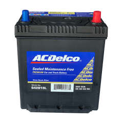 BATERÍA ACDELCO 38AH 360 CCA  S42B19RSMF POSITIVO IZQUIERDO