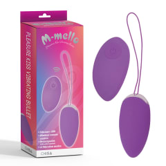 Vibrador huevito C/remoto Pleasure Kiss - Recargable