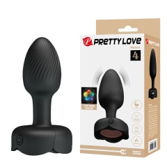 Plug vibrador con luces Olman recargable