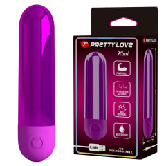 Vibrador bala recargable Kiwi Morado 0