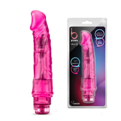 Vibrador jelly B yours 6 rosado 19.5 cm