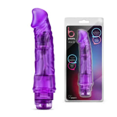 Vibrador jelly B yours 6 morado 19.5 cm