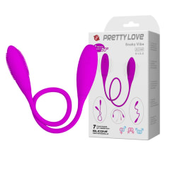 Vibrador huevo doble Snaky - Recargable