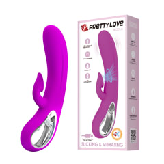 Vibrador Rabbit con Succionador Nicola - Recargable