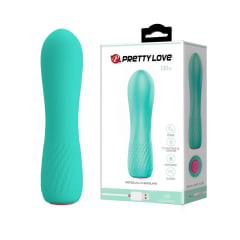 Vibrador bala Elfin verde claro - Recargable 4