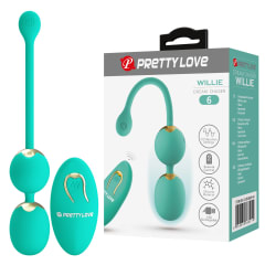 Bolas vibratorias Willie Verde - Recargable
