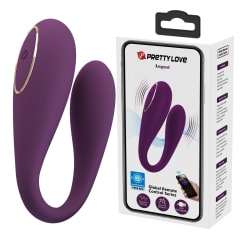 Vibrador de parejas con App August Violeta - Recargable