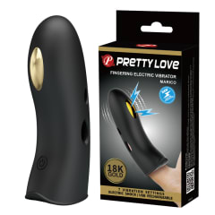 Vibrador para dedo con electroestimulación - Recargable