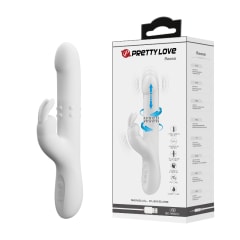 Vibrador rabbit retractil Reese blanco - Recargable