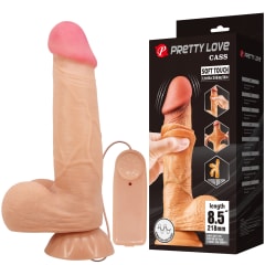 Vibrador ultrarealista doble capa Najm 15.5 cm 5