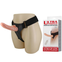 Vibrador con arnes ajustable 20 cm 5