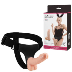 Dildo con arnes ajustable 14 cm