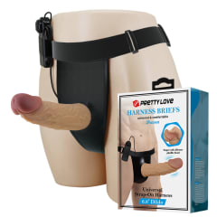 Prótesis vibradora masculina realista Draven 17.5 cm 5