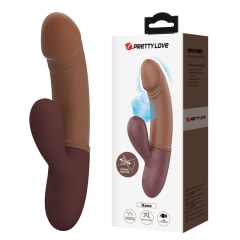 Vibrador rabbit con succionador Kane - Recargable
