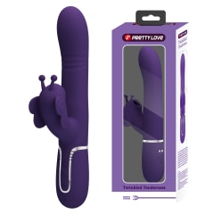 Vibrador rabbit succionador y movimiento Ridgely - Recargable 3 5
