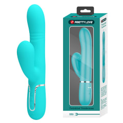 Vibrador rabbit con movimiento Mariana - Recargable 2
