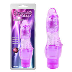 Vibrador Jelly Embrace morado 17 cm
