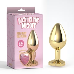 ROSY HEART GEM PLUG M 3