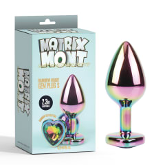 Rainbow Heart Gem Plug S 3