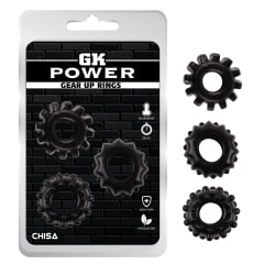 Gear Up Rings-Black 6