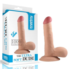 Dildo realista Ultra Soft Dude 14 cm 0