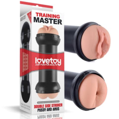 Masturbador realista doble cara vagina y ano Training Master 0