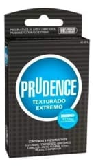Preservativos prudence texturizado 3 unid.