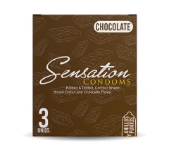 Preservativos Sensation Chocolate x3