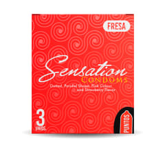 Preservativos Sensation Fresa x3