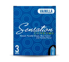 PRESERVATIVOS SENSATION VAINILLA 0