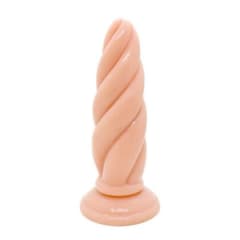 Plug anal Twister de TPR 12 cm 0