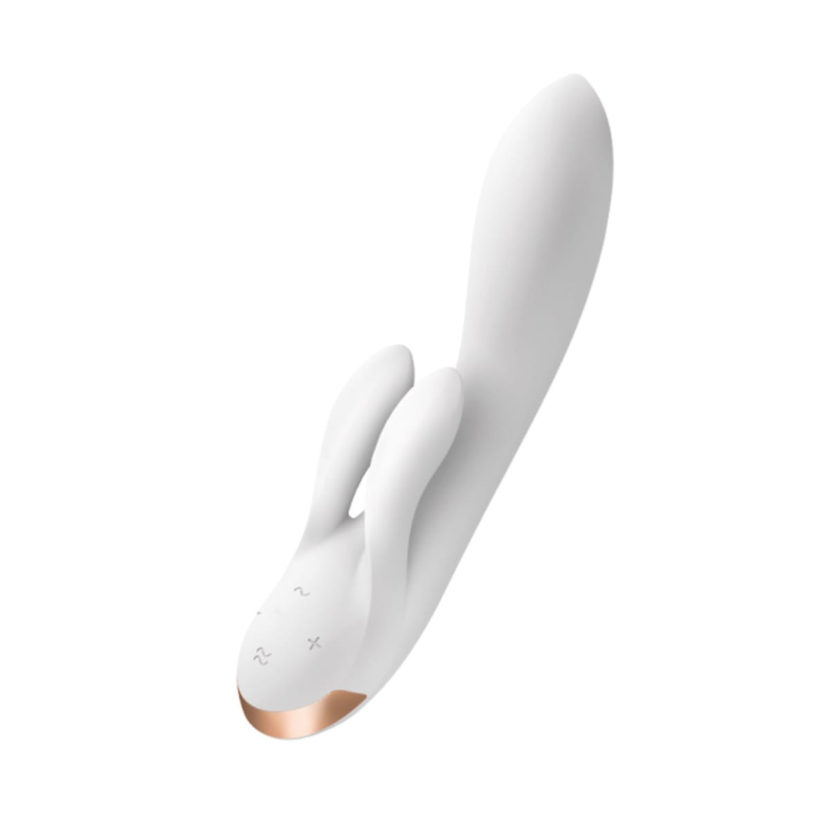 Vibrador de pareja con APP Double Flex Satisfyer - Blanco1