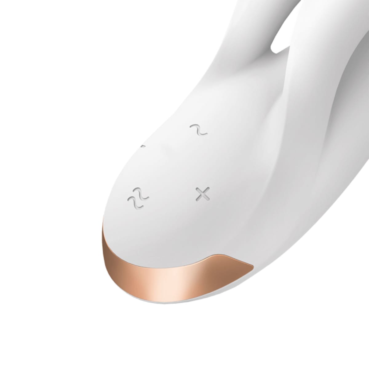 Vibrador de pareja con APP Double Flex Satisfyer - Blanco3