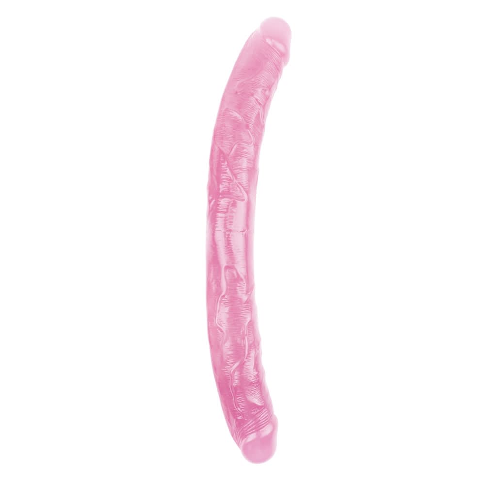 Dildo doble lésbico rosado 46 cm1