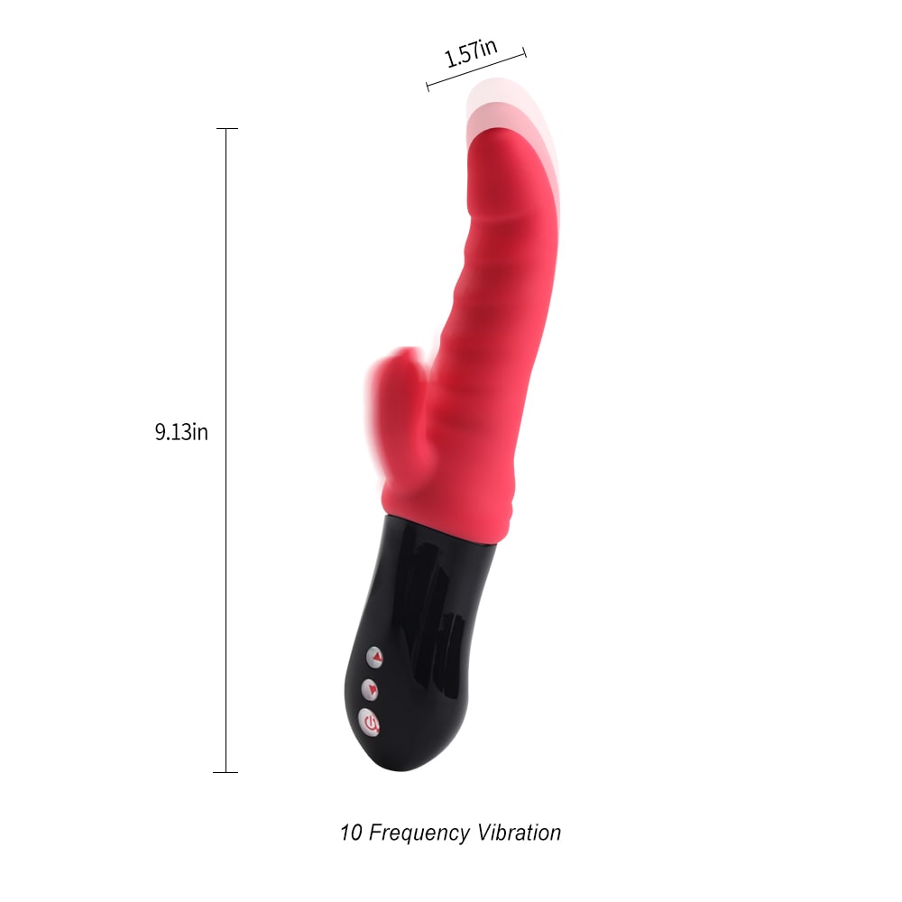 Vibrador rabbit retractil Turbo Thruster - Recargable3