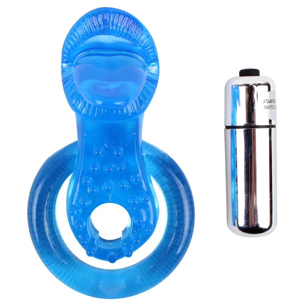 Anillo vibrador doble sujetación la Lenguna1
