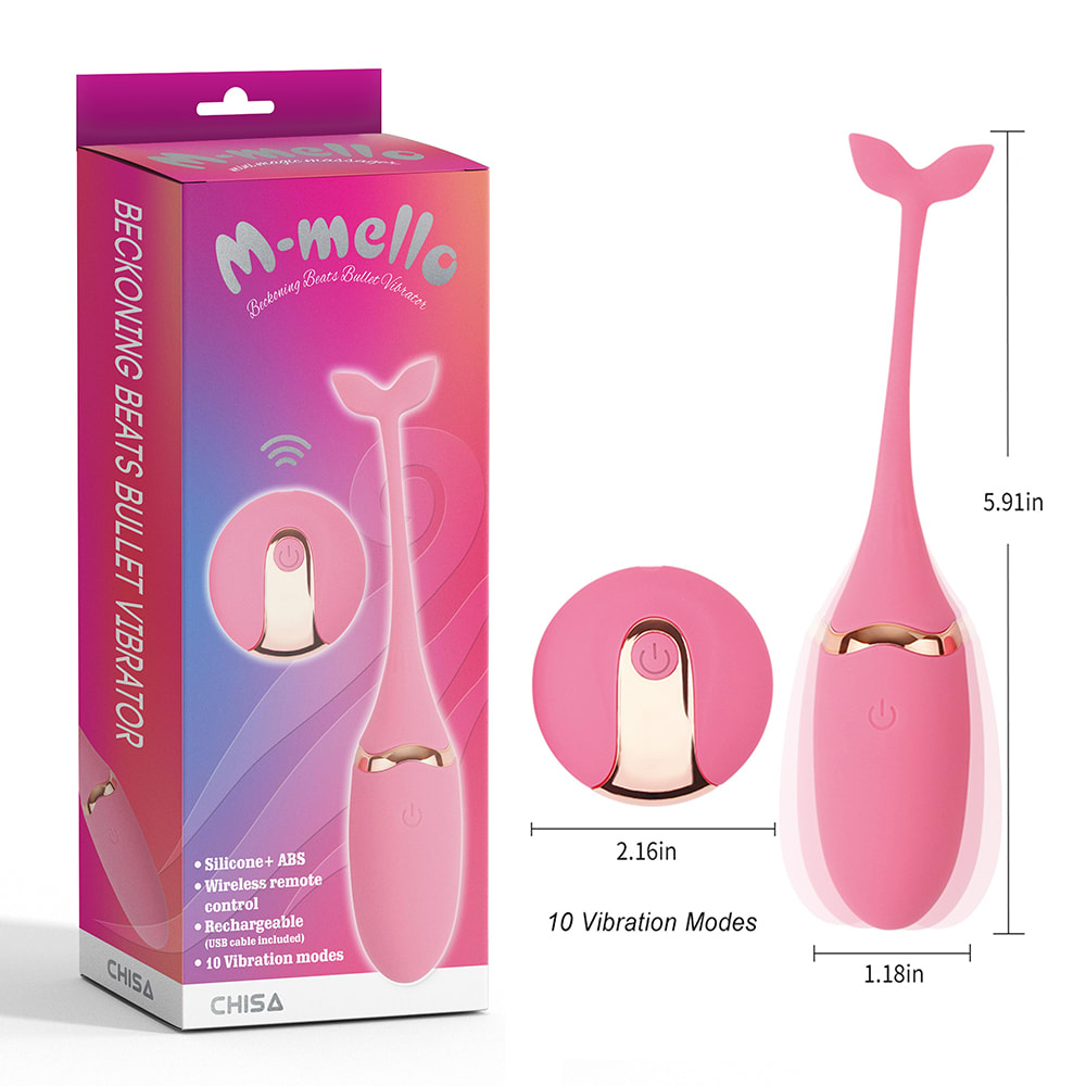 Vibrador huevito C/remoto Beckoning - Recargable 24