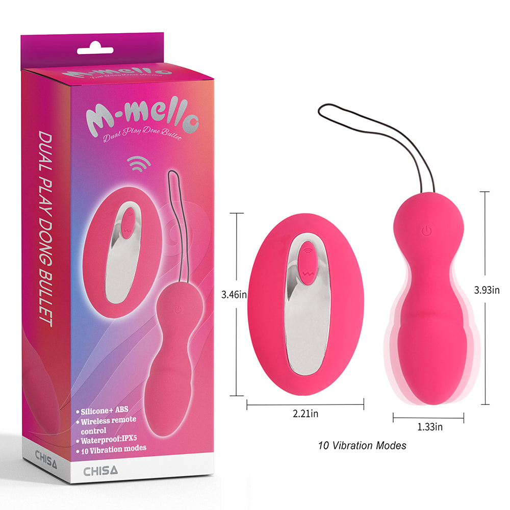 Vibrador huevo C/ remoto Dual Play - Recargable3