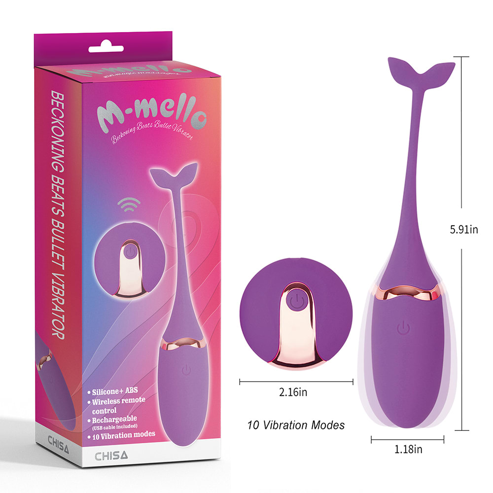 Vibrador huevito C/remoto Beckoning - Recargable3