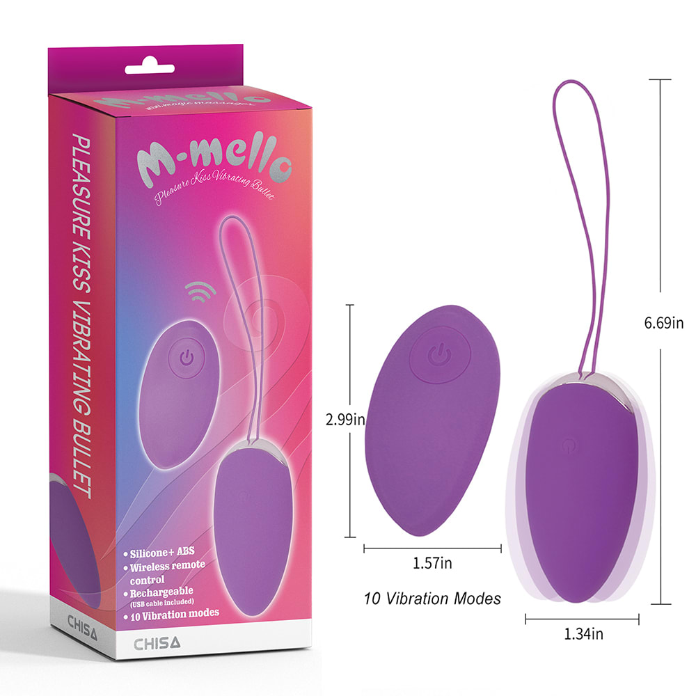 Vibrador huevito C/remoto Pleasure Kiss - Recargable4