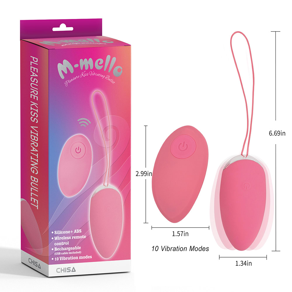Vibrador huevito C/remoto Pleasure Kiss - Recargable 21