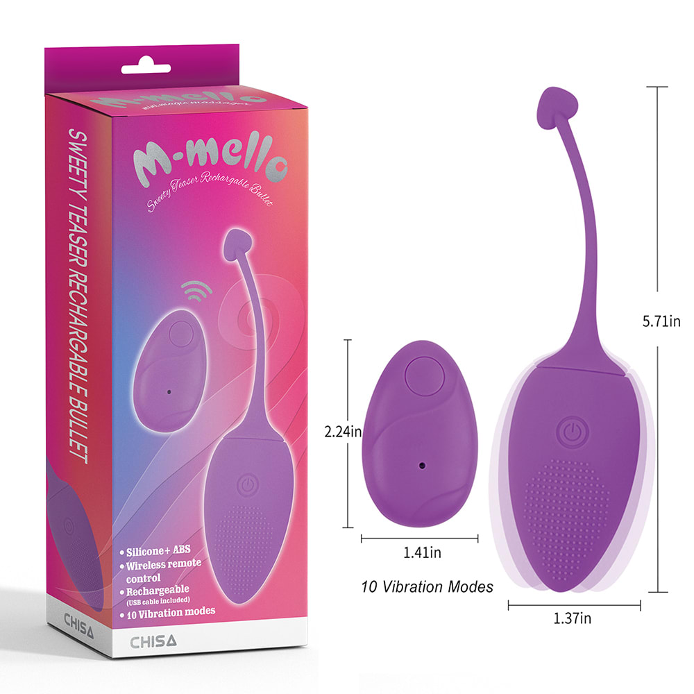 Vibrador huevo C/ remoto Sweet Teaster - Recargable3