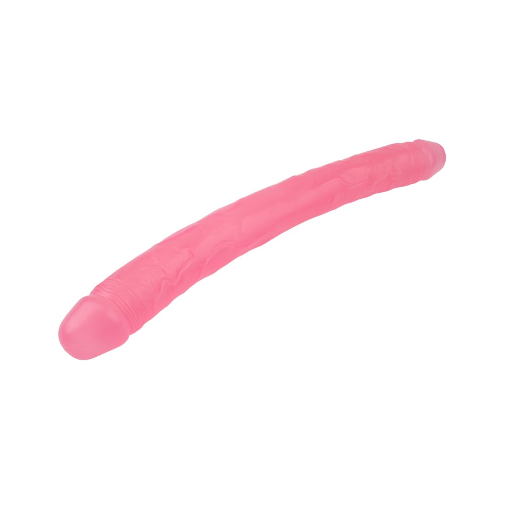 Dildo doble lésbico rosado 46 cm2