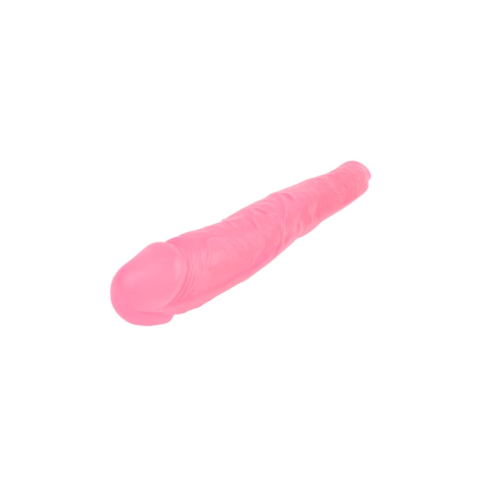 Dildo doble lésbico rosado 46 cm3